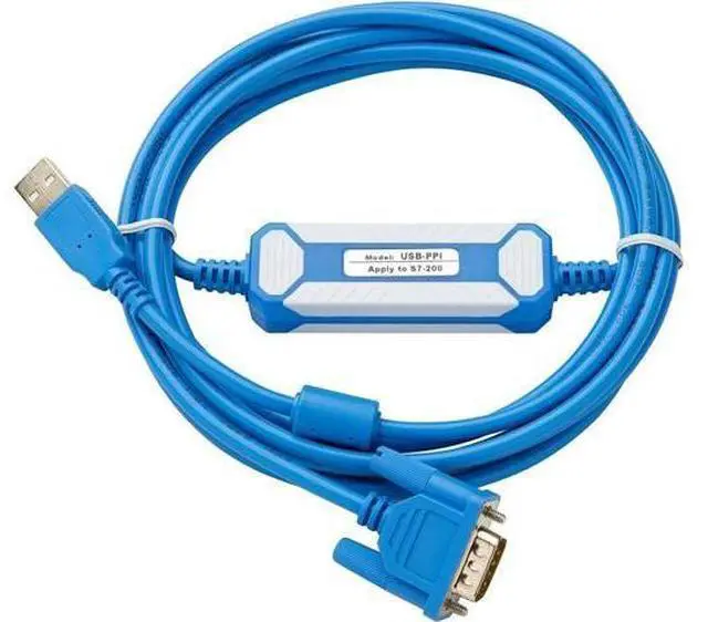 Main image of PC-PPI USB-PPI Suitable for S7-200 Programming Cable Download Line USB RS232 to RS485 Adapter(USB-PPI -Gold Plated)