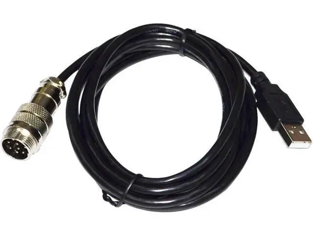 Alt view image 2 of 6 - USB 2.0 to 9 DIN Male Adapter Connection DIN-USB Cable for TH8A Gear TSSH TSSH+ MOD+ HANDBRAKE PC Controller KABLE(1.0m)