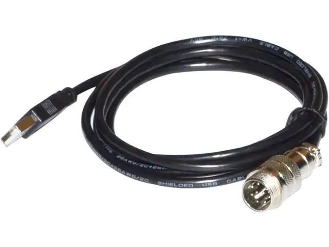 Alt view image 4 of 6 - USB 2.0 to 9 DIN Male Adapter Connection DIN-USB Cable for TH8A Gear TSSH TSSH+ MOD+ HANDBRAKE PC Controller KABLE(1.0m)