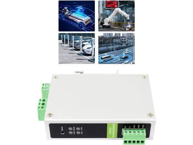 Alt view image 2 of 7 - Industrial CAN to RS232 RS485 Converter Fast Speed Low Latency 9V-36V Ethernet Module Port Server