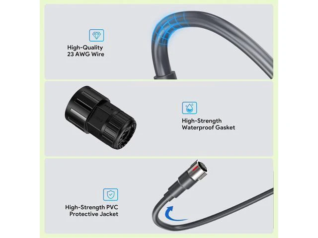 Alt view image 3 of 7 - Fafeicy Rectangular Satellite Ethernet Adapter, SPX Male to RJ45 Female with IP68 Protection for Performance Gen3 Rectangular Satellite Device