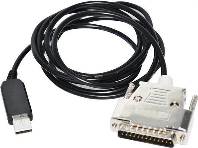 Main image of F&T>D*I FT232RL USB to D-SUB 25PIN DB25 Male Connector Adapter RS232 Serial Communication CNC Programming Cable for C-232R US-232R(3m)