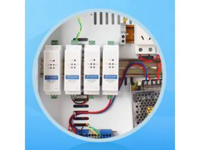 Alt view image 4 of 6 - DR301 DIN-Rail Serial Server RS232 Serial to Ethernet Converter Module with Adapter