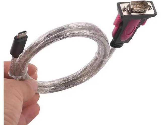 Alt view image 3 of 6 - FT232RL USB C to DB9 COM Port RS232 Serial Adapter Converter Programming Communication Upgrade Cable