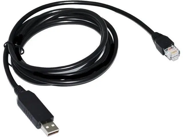 Alt view image 2 of 4 - Industrial F&T>D*I FT232RL CHIP USB to RJ45 Plug RS485 Serial Communication Cable for Solar Energy LIFEPO4 BMS to PC(8M,Transparent USB Case)