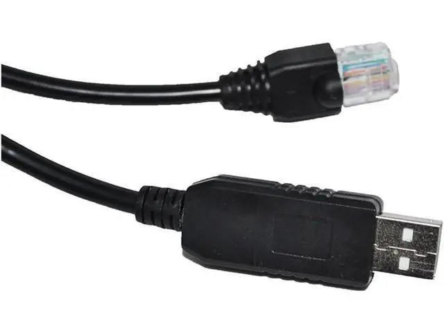 Alt view image 3 of 4 - Industrial F&T>D*I FT232RL CHIP USB to RJ45 Plug RS485 Serial Communication Cable for Solar Energy LIFEPO4 BMS to PC(8M,Transparent USB Case)