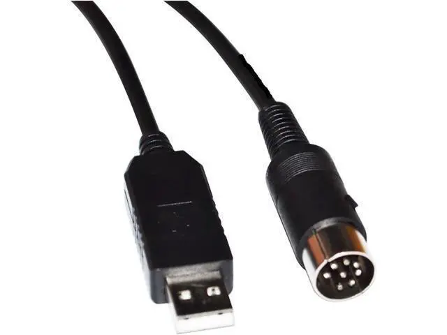 Alt view image 3 of 4 - F&T>D*I FT232RL USB to DIN 8 PIN Male Connector RS232 Converter Serial Cable for OHAUS Electronic Weight Indicator Model I10 to PC(3m)