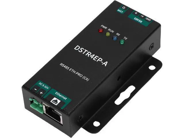 Alt view image 2 of 7 - RS485 to Ethernet Converter, Bidirectional Transparent Transfer Stable Communication Serial Port to Ethernet Module, Industrial Adapter with Aluminum Alloy Housing for