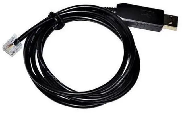 Main image of FT232RL USB to RJ11 RJ12 6P4C Jack Adapter RS232 Serial Communication Cable Fit for ONKE DC DH Series SERVO Drive J6 J9 Port(5M)