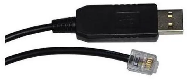 Alt view image 4 of 4 - FT232RL USB to RJ11 RJ12 6P4C Jack Adapter RS232 Serial Communication Cable Fit for ONKE DC DH Series SERVO Drive J6 J9 Port(5M)