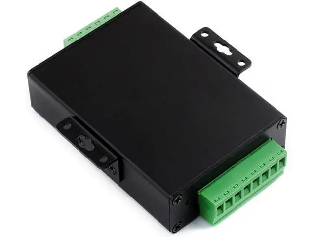 Alt view image 2 of 7 - Industrial Isolated 4-Ch RS485 to RJ45 Ethernet Serial Server Adapter Support Modbus Gateway/MQTT/JSON Bi-Directional Transparent Transmission ETH to RS485 Rail-Mount Serial Module PoE Ethernet Port