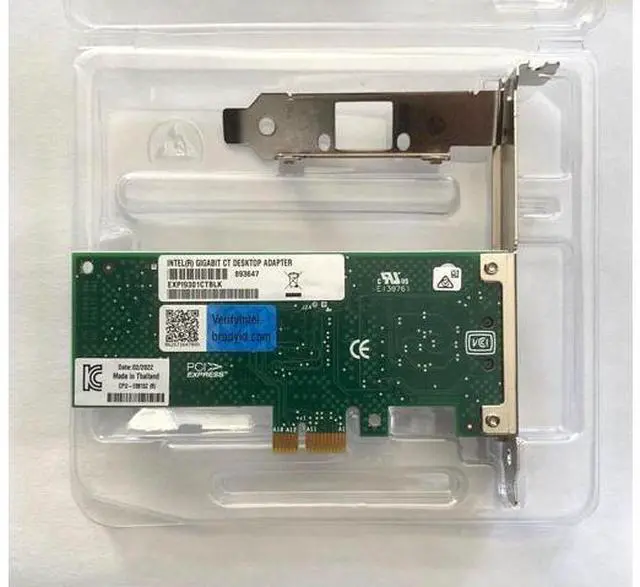 Main image of Intel EXPI9301CTBLK 10/ 100/ 1000Mbps PCI-Express Network Adapter 1 x RJ45