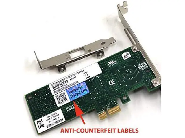 Alt view image 3 of 4 - Intel EXPI9301CTBLK 10/ 100/ 1000Mbps PCI-Express Network Adapter 1 x RJ45