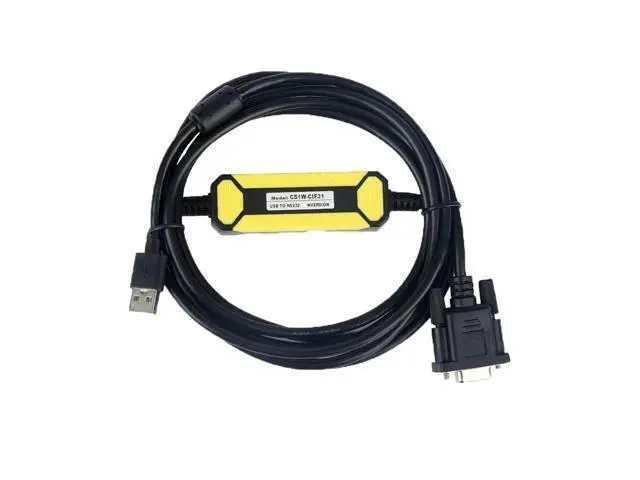 Alt view image 2 of 6 - CS1W-CIF31 Adapter for USB Switch Serial to R232 Programming Cable USB-RS232 Optical Converter Line Port(Female Port)