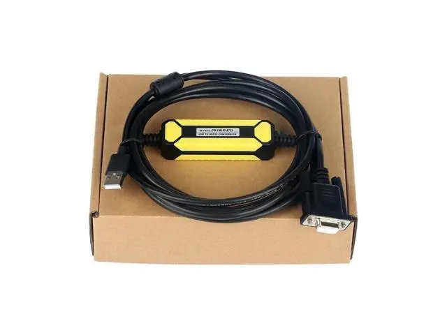Alt view image 3 of 6 - CS1W-CIF31 Adapter for USB Switch Serial to R232 Programming Cable USB-RS232 Optical Converter Line Port(Female Port)