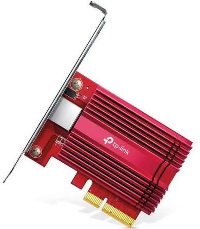 Main image of TP-Link TX401 Network Card and Ethernet Adapter 10000 Mbit/s Internal TX401, Internal, Wired, PCI Express, Ethernet, 10000 Mbit/s, Red