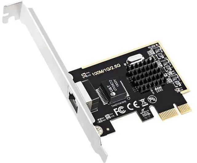 Main image of PCIE Card 2500Mbps Gigabit Network Card 10/100/1000Mbps RTL8125 RJ45 Wired Network Card PCI-E 2.5G Network Adapter LAN Card