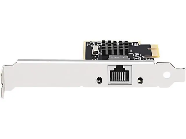 Alt view image 3 of 5 - PCIE Card 2500Mbps Gigabit Network Card 10/100/1000Mbps RTL8125 RJ45 Wired Network Card PCI-E 2.5G Network Adapter LAN Card