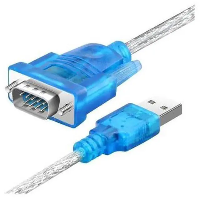 Alt view image 2 of 7 - USB 2.0 to RS232 DB9 9Pin Male Female Serial Converter Adapter Cable COM Port Cord for 10/7/8/98/2000 PC Computer(1.8m,USB to RS232 Male)