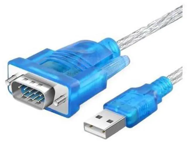 Alt view image 3 of 7 - USB 2.0 to RS232 DB9 9Pin Male Female Serial Converter Adapter Cable COM Port Cord for 10/7/8/98/2000 PC Computer(1.8m,USB to RS232 Male)