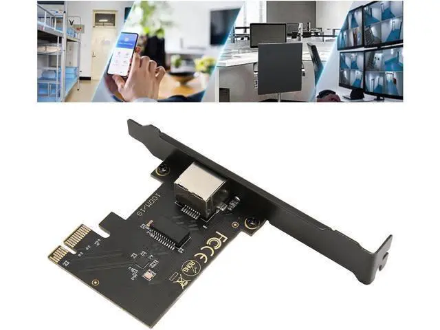 Alt view image 5 of 7 - 10G PCIe Network Card AQC113C, Gigabit Ethernet PCI Express Network Card, RJ45 LAN Adapter Converter for Desktop PC, Ethernet Network Adapter