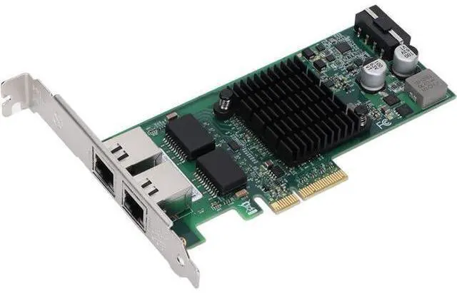 Main image of Gigabit PCIE Network Card, PCIE X4 Rj45 10/100/1000Mbps Gigabit Dual Port Electric Port Network Adapter PCI Express Industrial Computer Network Card