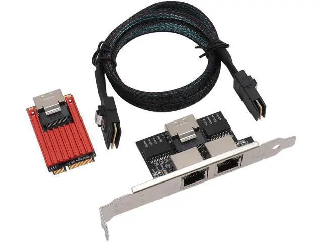 Alt view image 4 of 7 - PCIe Network Card,Fast Heat Dissipation PCI Express Network Card,High Speed Connection PCIe Gigabit Ethernet Server Adapter,for Server