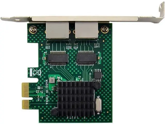 Main image of A23F-BCM5718 Gigabit Server Network Card PCI Express X1 Dual Port Network Adapter Card WOL PXE VLAN