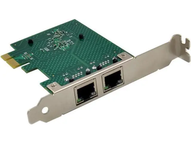 Alt view image 3 of 5 - A23F-BCM5718 Gigabit Server Network Card PCI Express X1 Dual Port Network Adapter Card WOL PXE VLAN