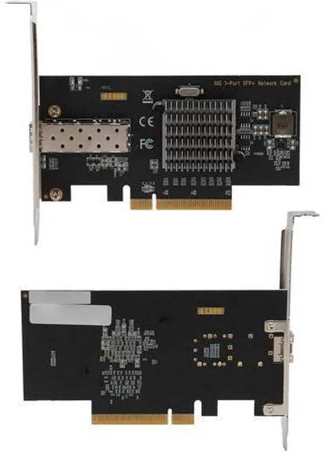 Alt view image 6 of 7 - Vikye PCIe Network Card, 10Gb SFP I/O Virtualization Network Adapter, IEEE 802.3z PCI Express Ethernet LAN Adapter, Compatible