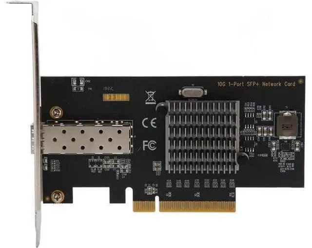 Alt view image 7 of 7 - Vikye PCIe Network Card, 10Gb SFP I/O Virtualization Network Adapter, IEEE 802.3z PCI Express Ethernet LAN Adapter, Compatible