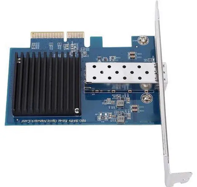 Alt view image 2 of 7 - Generic 10Gbps PCIe Network Card, High Speed Server Fiber Optic Network Adapter with Single SFP Port & PCI Express X4 for Window