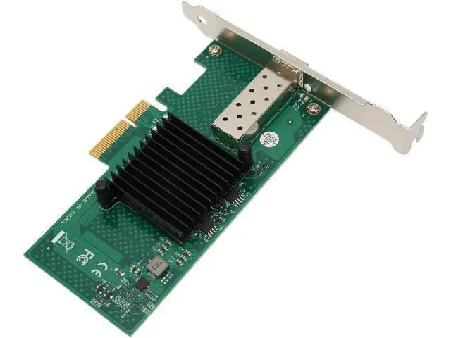 Alt view image 5 of 7 - Yunseity PCIe Network Card 10000Mbps PCI Express X4 5.0GT s SFP LC Optical Fiber Gigabit Server Adapter for Server