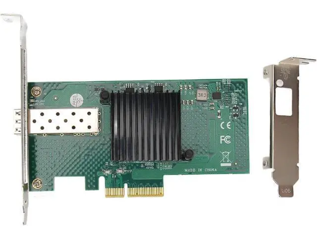 Alt view image 6 of 7 - Yunseity PCIe Network Card 10000Mbps PCI Express X4 5.0GT s SFP LC Optical Fiber Gigabit Server Adapter for Server