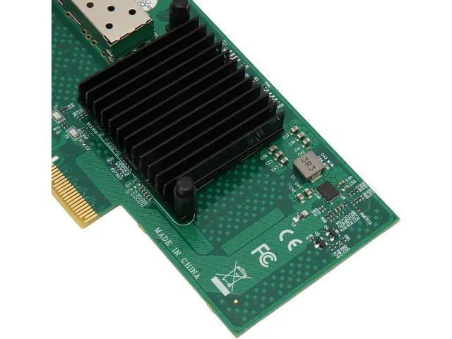 Alt view image 7 of 7 - Yunseity PCIe Network Card 10000Mbps PCI Express X4 5.0GT s SFP LC Optical Fiber Gigabit Server Adapter for Server
