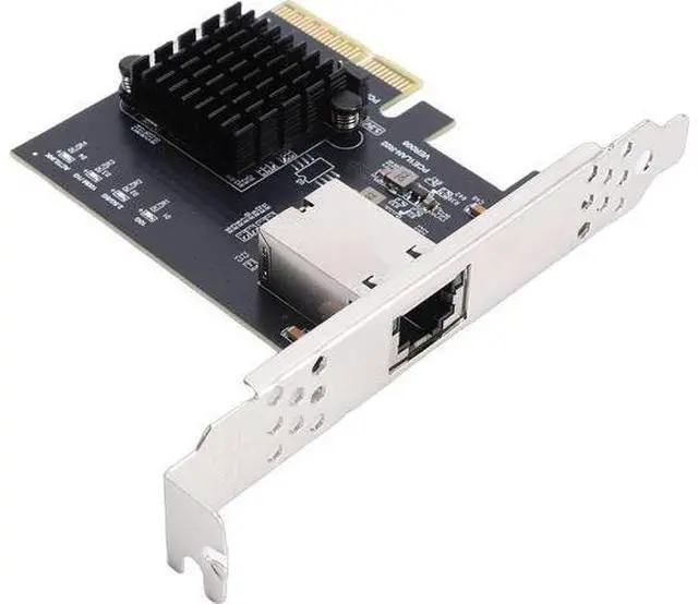 Alt view image 3 of 7 - PCIe 4X Gigabit Network Card, 10Gbps Ethernet Adapter with RTL8127AT Chip, for Desktop Server PC NAS Data Center Gaming