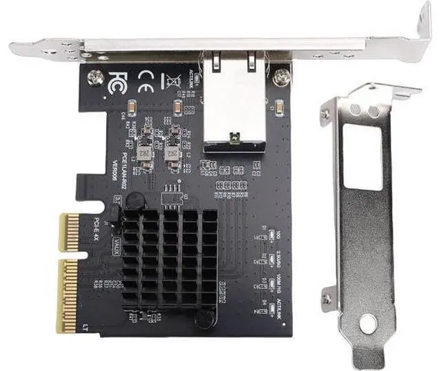 Alt view image 5 of 7 - PCIe 4X Gigabit Network Card, 10Gbps Ethernet Adapter with RTL8127AT Chip, for Desktop Server PC NAS Data Center Gaming