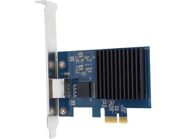 Alt view image 6 of 7 - 10G PCIe Network Card, RTL8127 Chipset 10Gbps Ethernet Adapter with 6 Speed Options 10G 5G 2.5G 1G 100Mbps 10Mbps, for Server PCI Express Gen 4 x1