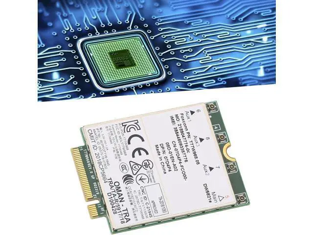 Alt view image 2 of 7 - DW5821E 3G/4G/5G Card, Network Adapter Card, for PCI Express M.2 Specification 3042 Type Key.B Slot, for PC, Laptops