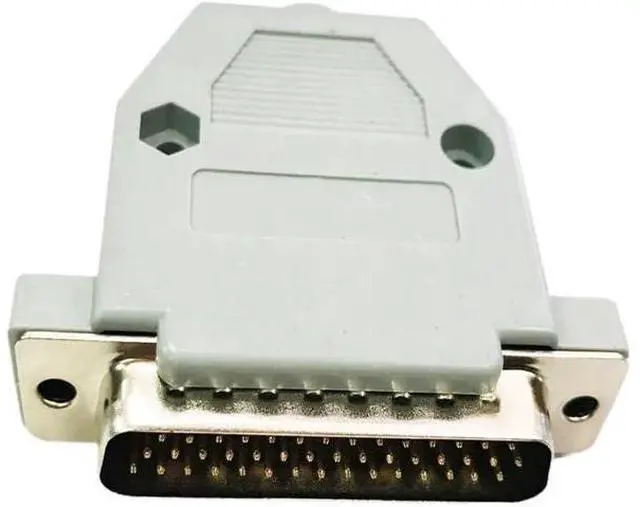 Alt view image 2 of 4 - 10pcs 44 pin DB44 3 Rows Welding with Plastic Cover Connector Socket Adapter(44 pin Male)