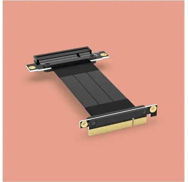 Alt view image 6 of 6 - PCI Express PCI-E 8X Adapter Riser Card 90 Degree Converter for Server Chassis Computer 3.0 X8 to 1X 180-90 (30cm)