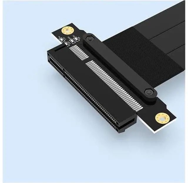 Alt view image 5 of 6 - PCI Express PCI-E 8X Adapter Riser Card 90 Degree Converter for Server Chassis Computer 3.0 X8 to 1X 180-90 (30cm)