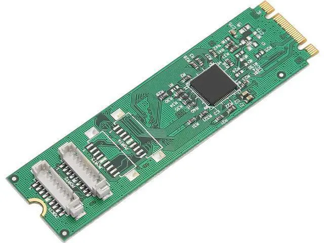 Main image of M.2 Serial Port Adapter Card, M.2 Interface, Conforms to PCI Express 2.0 Gen 1, 2 Serial Ports, Quickly Use Ax99100 2S Db9 RS232 115200Bps Suitable for Windows, Linux, Linux