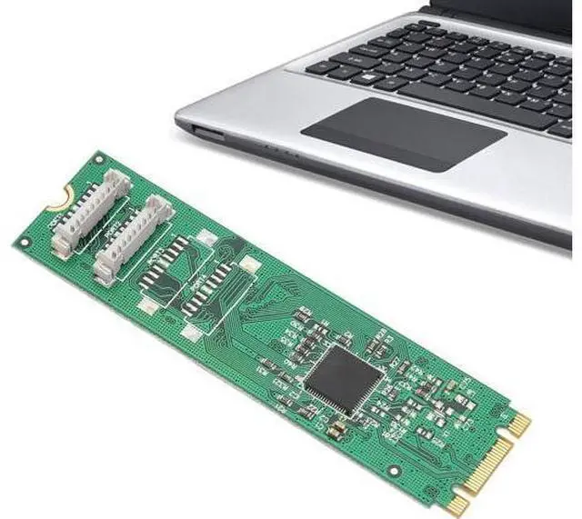 Alt view image 5 of 7 - M.2 Serial Port Adapter Card, M.2 Interface, Conforms to PCI Express 2.0 Gen 1, 2 Serial Ports, Quickly Use Ax99100 2S Db9 RS232 115200Bps Suitable for Windows, Linux, Linux