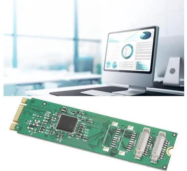 Alt view image 6 of 7 - M.2 Serial Port Adapter Card, M.2 Interface, Conforms to PCI Express 2.0 Gen 1, 2 Serial Ports, Quickly Use Ax99100 2S Db9 RS232 115200Bps Suitable for Windows, Linux, Linux