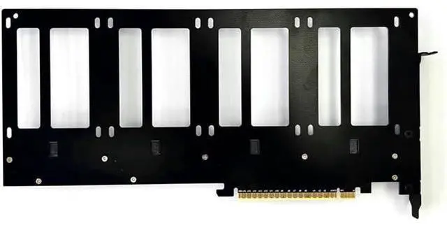 Alt view image 4 of 6 - JMT ADT-R37 PCIe5.0x16 to 4-Port U.2/EDSFF Hard Disk Split Card 4x128Gbps 1 to 4 Expansion Adapter Compatible with Gen3/Gen4/Gen5 (R37A 4.0, to 4* U.2)