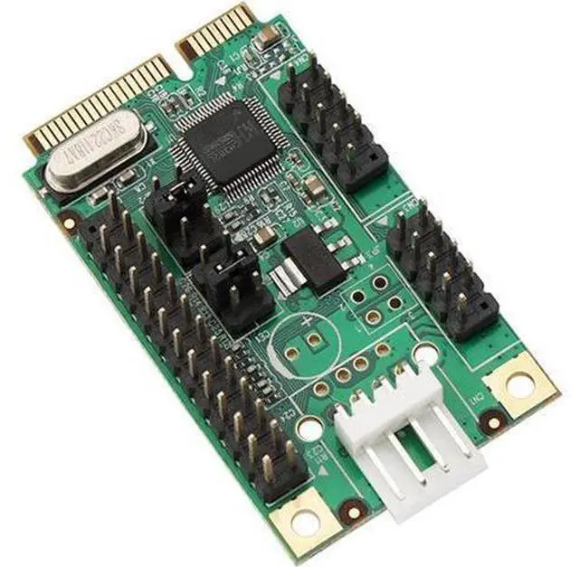 Main image of PCIe 1 Parallel Port to 2 Ports I/O Controller Card PCI-e to RS232 DB25 DB9 Adapter WCH382L Chip Pci-e Adapter