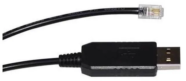 Alt view image 3 of 6 - USB to RJ9 RJ11 4P4C ASIAIR to IOPTRON Equatorial Cable I/O HC Hand Controller for IEQ30 IEQ45 ZEQ25 CEM60 CEM25P CME120-EC(1M)