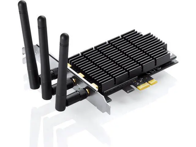 Alt view image 3 of 4 - TP-LINK Archer T8E AC1750 Dual Band Wireless PCI Express Adapter, 2.4Ghz 450Mbps + 5Ghz 1300Mbps, 3T3R MIMO, Include Low-profile Bracket, Support Windows XP/7/8/8.1/10