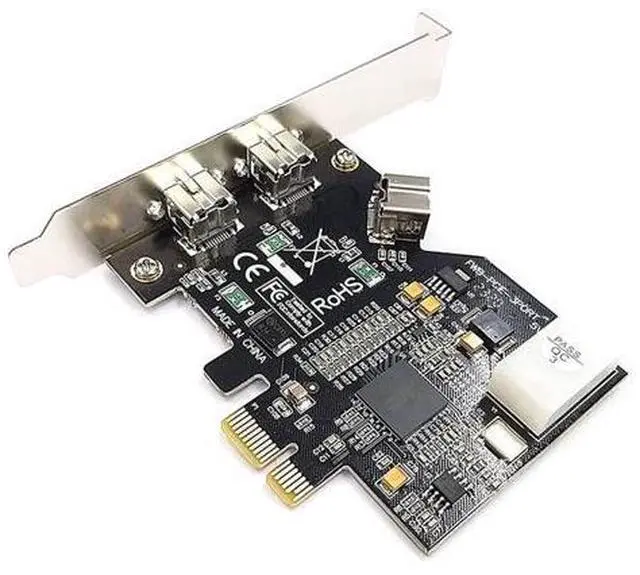 Main image of 1pcs 3 Port PCI-E Firewire 800 Card IEEE External1394B×2 + Internal 1394B×1 Controller Card Adapter Suitable for Win 7/8/10